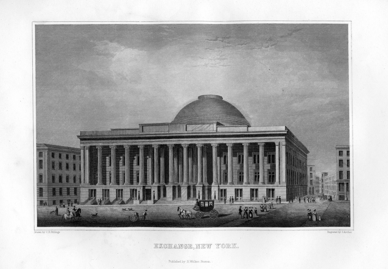 Exchange, Nova York, 1855. de J. Archer
