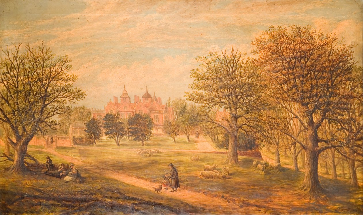 Aston Hall do Oeste, 1800-1900. de J. Beardmore