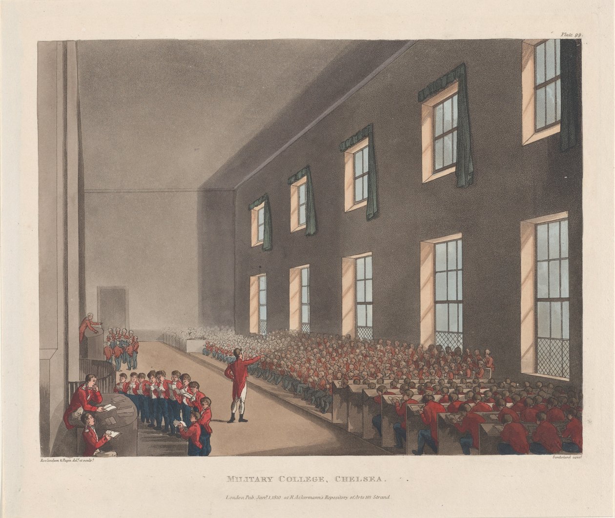 Colégio Militar, Chelsea, 1º de janeiro de 1810., 1º de janeiro de 1810. de J. Bluck