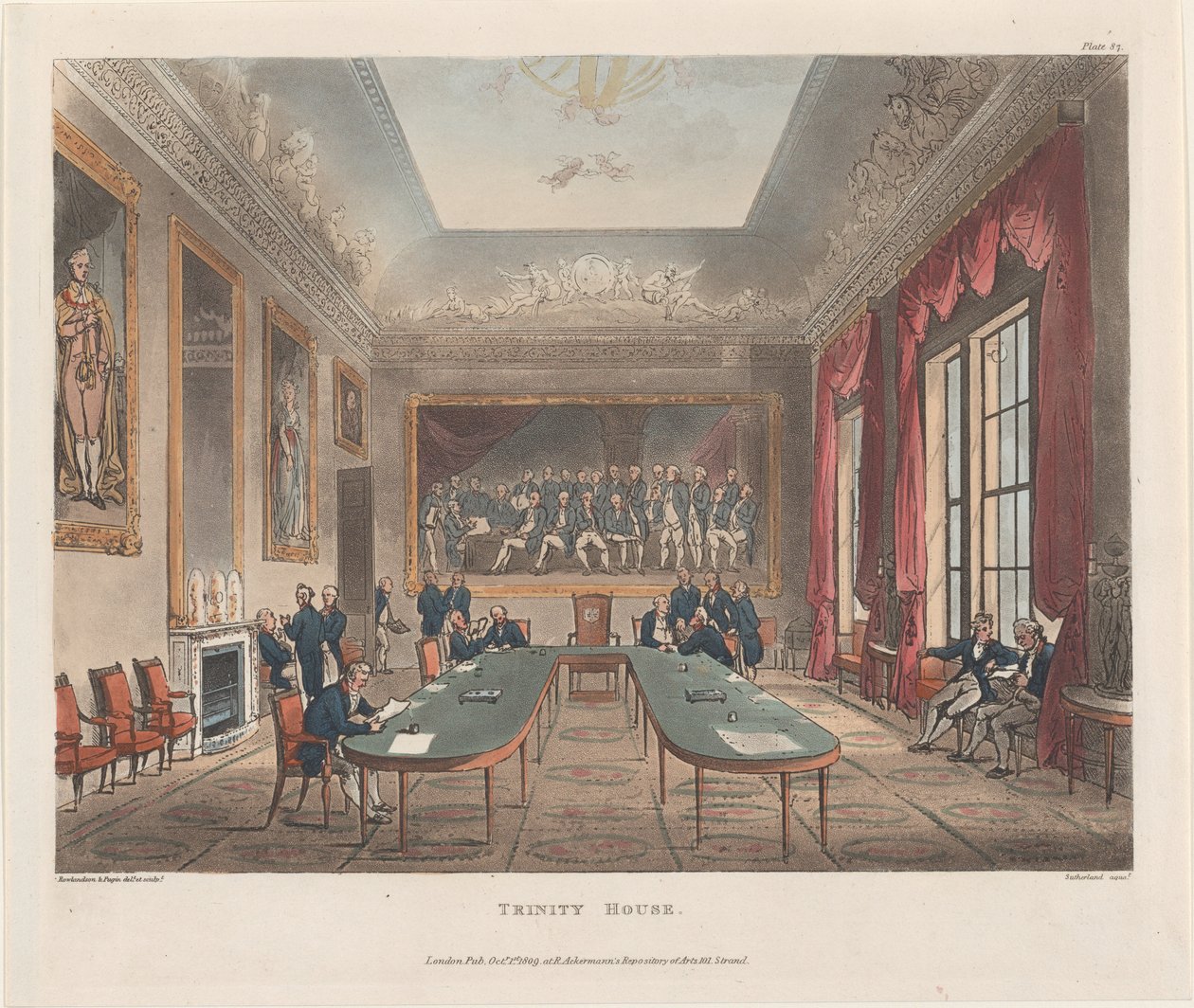 Trinity House, 1 de outubro de 1809., 1 de outubro de 1809. de J. Bluck