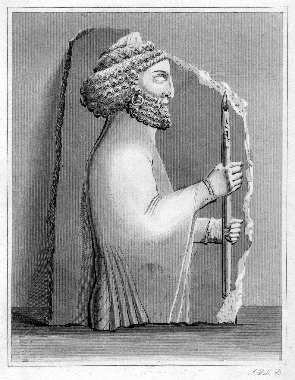 Escultura persepoliana, 1848. de J. Bull