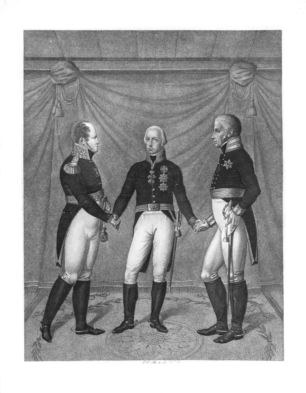 A aliança do azevinho, 1815 de J. C. Bock