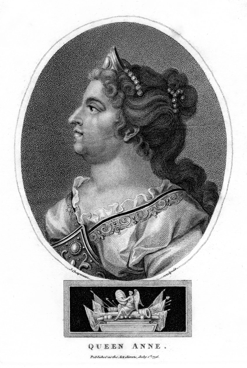 Ana da Grã-Bretanha, 1796. de J. Chapman