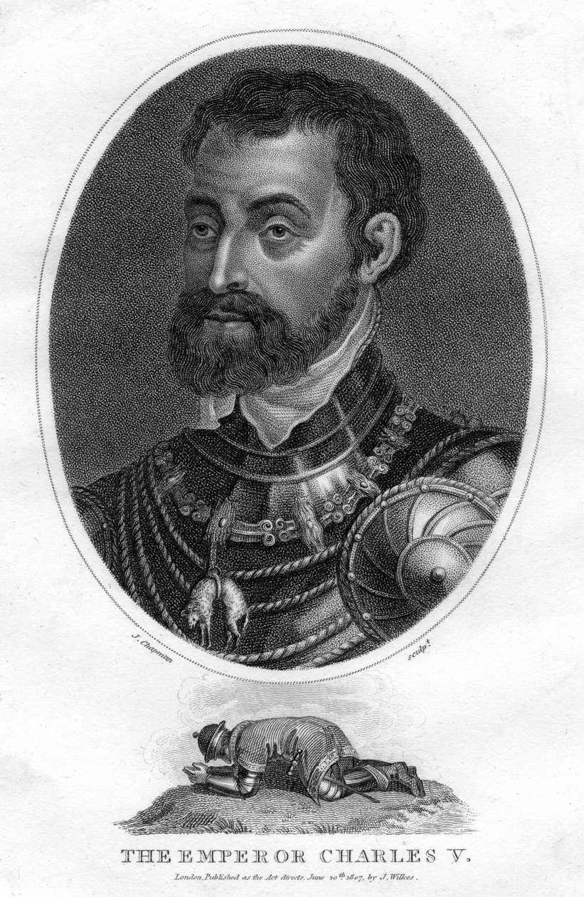 Carlos V, Sacro Imperador Romano, 1807. de J. Chapman