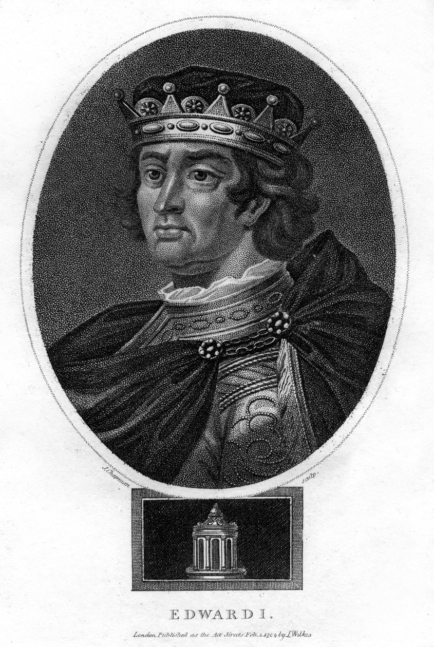 Eduardo I da Inglaterra, 1804. de J. Chapman