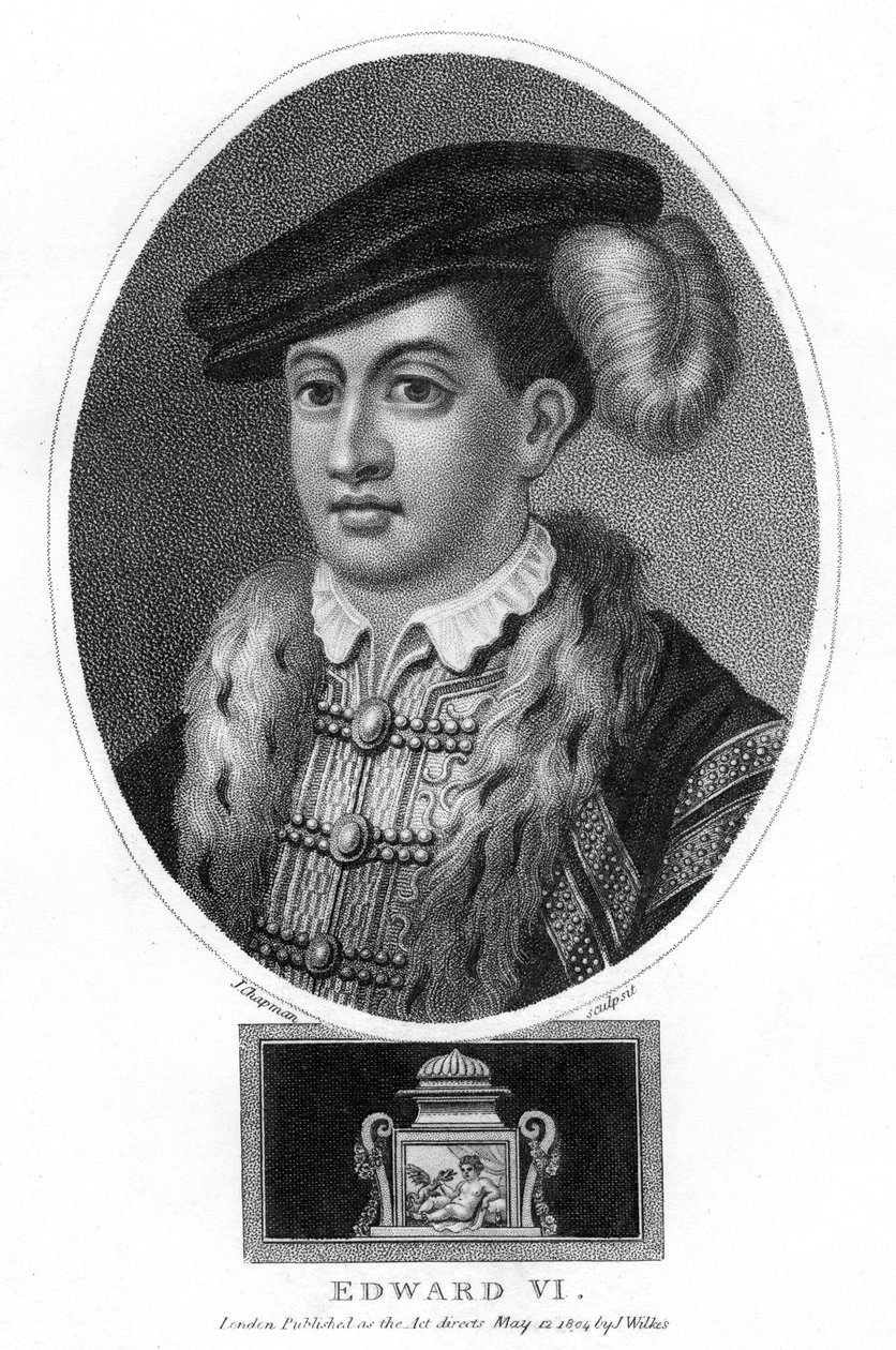Eduardo VI, rei da Inglaterra, 1804. de J. Chapman