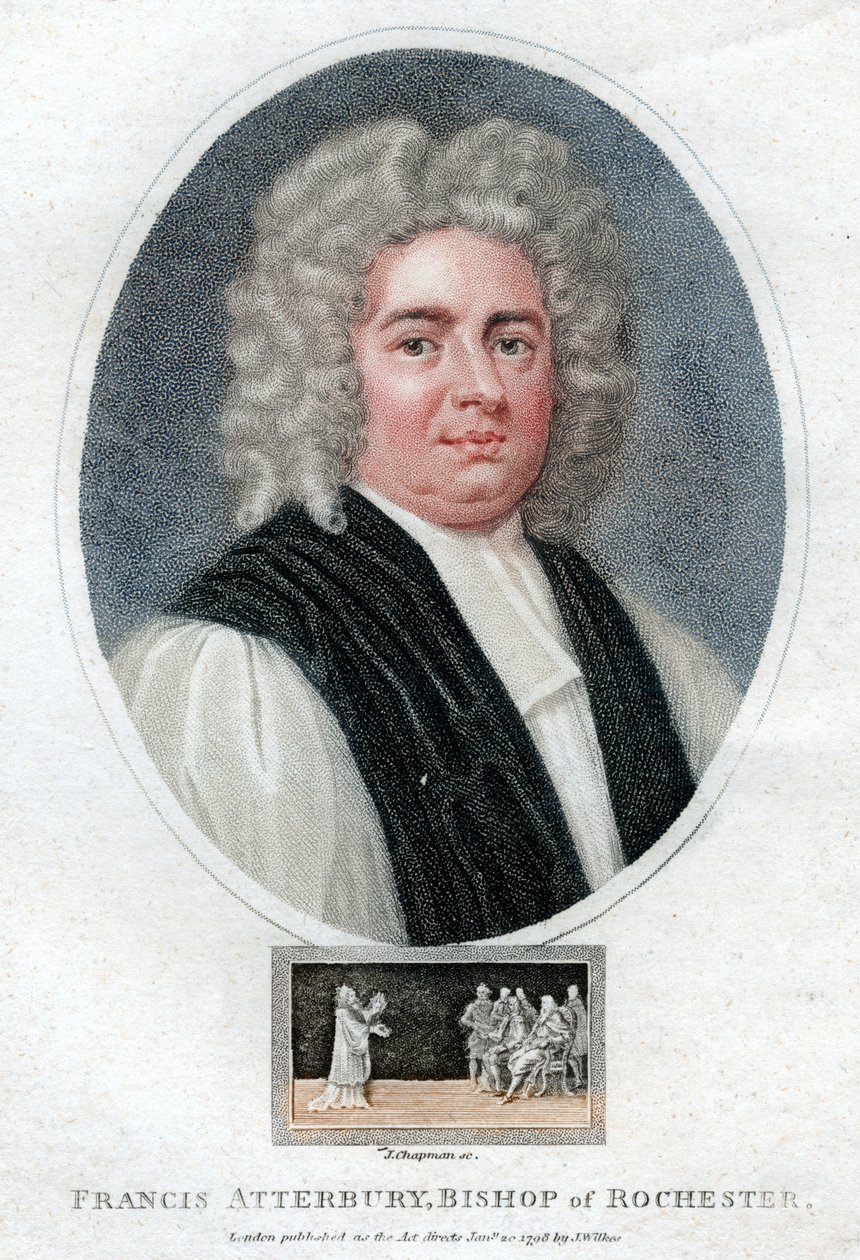 Francis Atterbury, homem de letras inglês, político e bispo, 1798. de J. Chapman