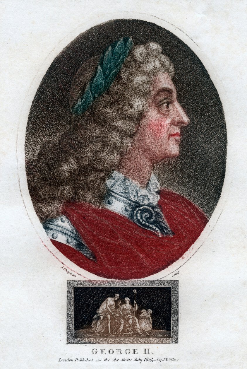 George II da Grã-Bretanha, 1804. de J. Chapman