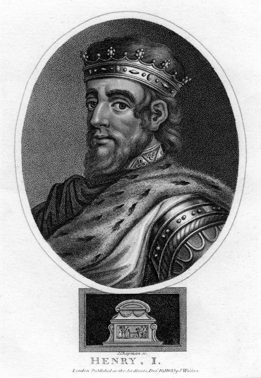Henrique I, rei da Inglaterra, 1803. de J. Chapman