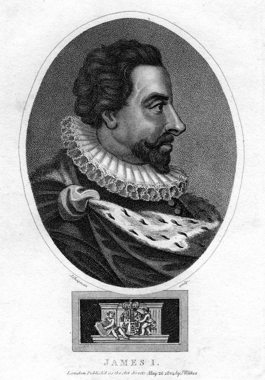 Tiago I da Inglaterra, 1804. de J. Chapman