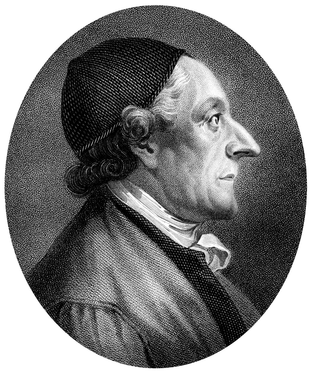 Johann Kaspar Lavater, fisiognomista e teólogo suíço, 1813. de J. Chapman