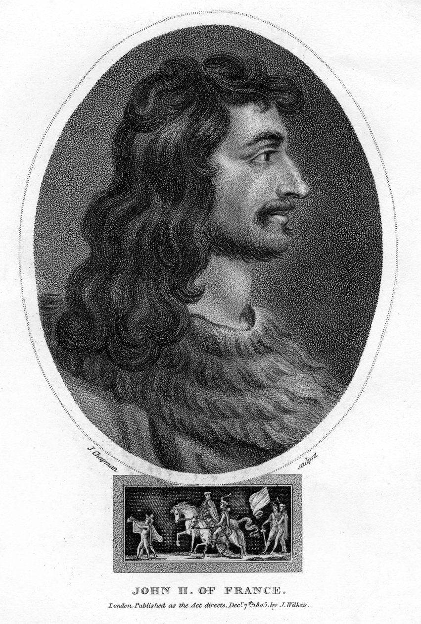 João II, rei da França, 1805. de J. Chapman