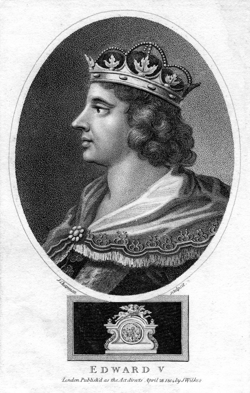 Rei Edward V da Inglaterra, 1804. de J. Chapman