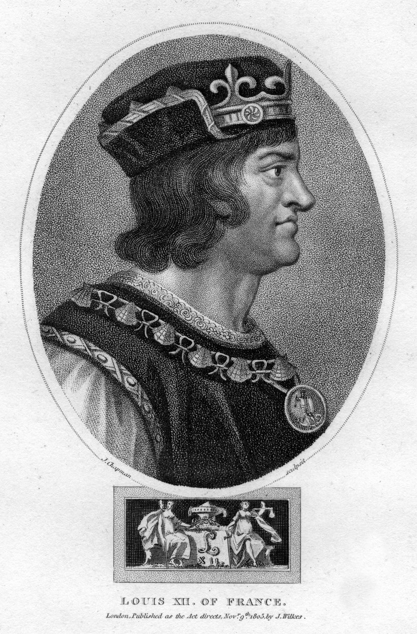Luís XII, rei da França, 1805. de J. Chapman