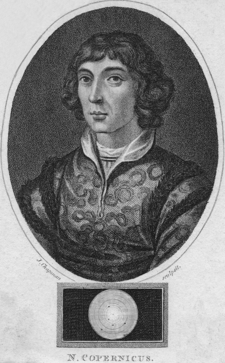 N. Copernicus, final do século XVIII, início do século XIX. de J. Chapman