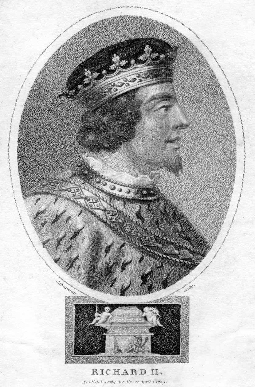 Ricardo II, rei da Inglaterra, 1799. de J. Chapman