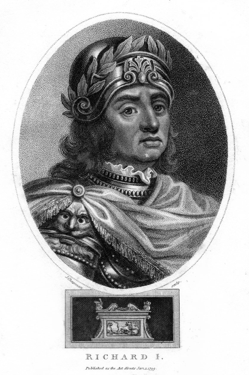 Ricardo I Rei da Inglaterra, 1799. de J. Chapman