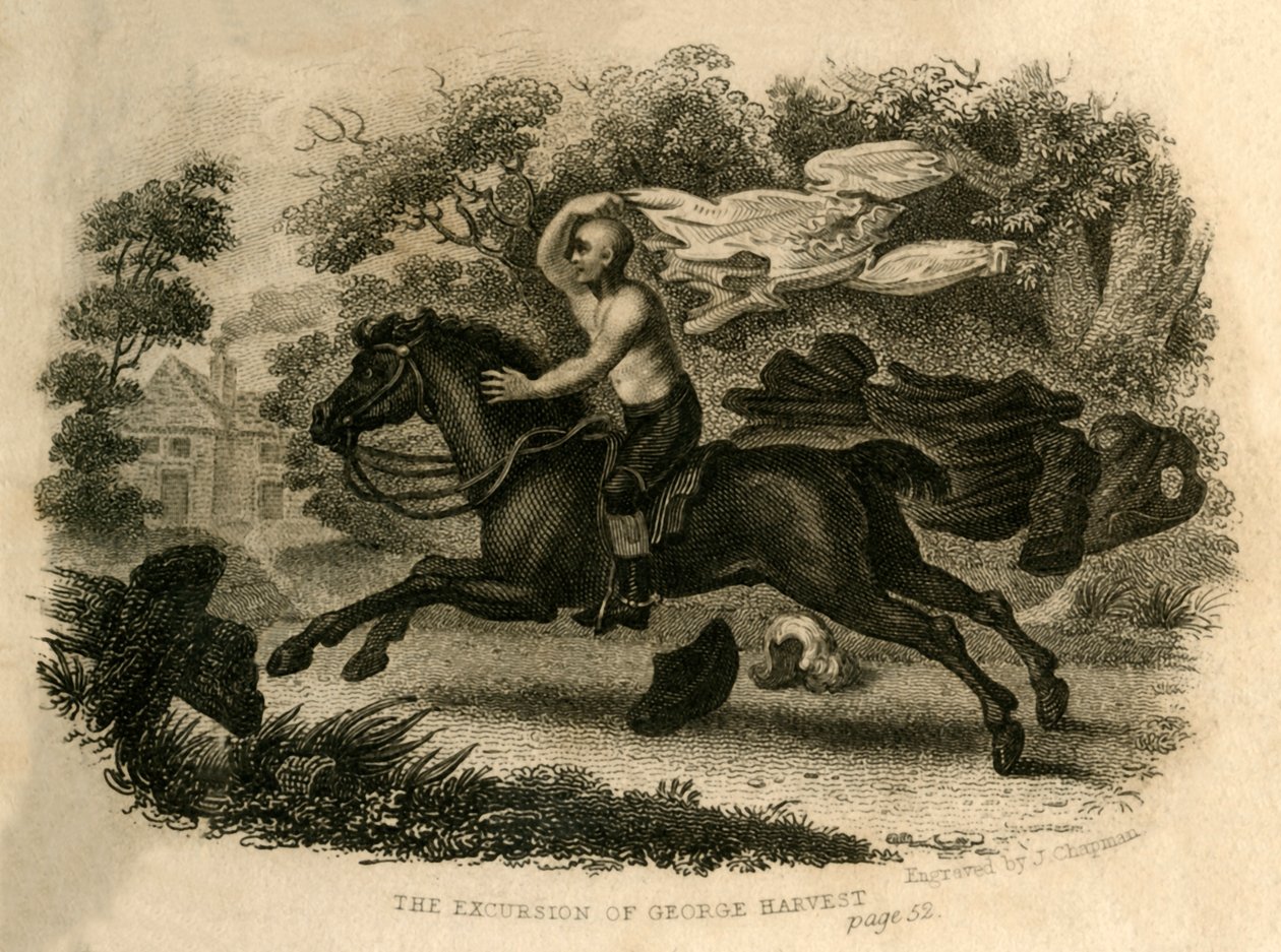 A excursão de George Harvest, 1821. de J. Chapman