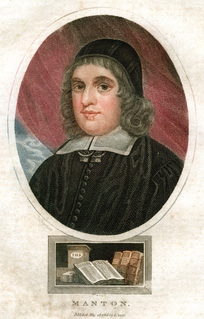 Thomas Manton, clérigo puritano, 1816 de J. Chapman