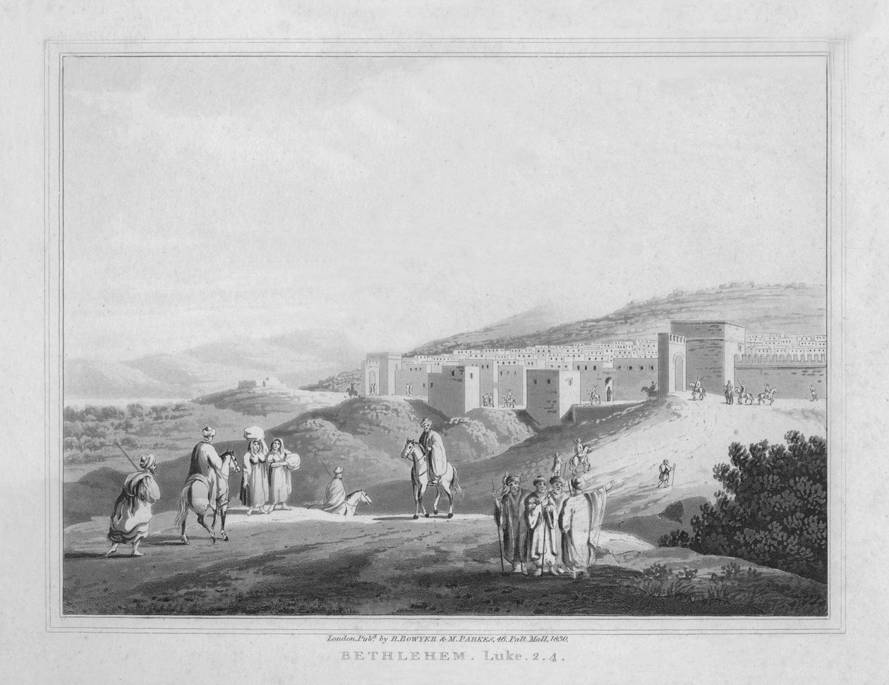 Belém. Lucas, 2.4, 1830 de J. Clarke