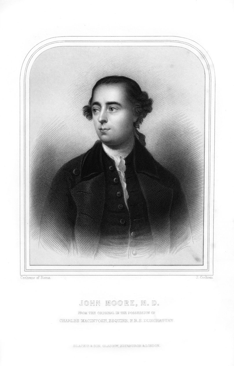 John Moore, médico e escritor escocês, 1870. de J. Cochran