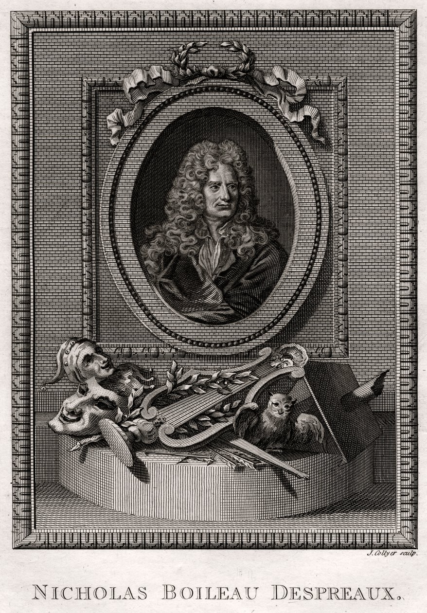 Nicholas Boileau Despreaux, 1775 de J. Collyer