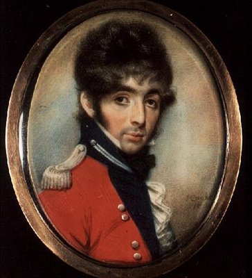 Miniatura de um Oficial Desconhecido de J. Cooke