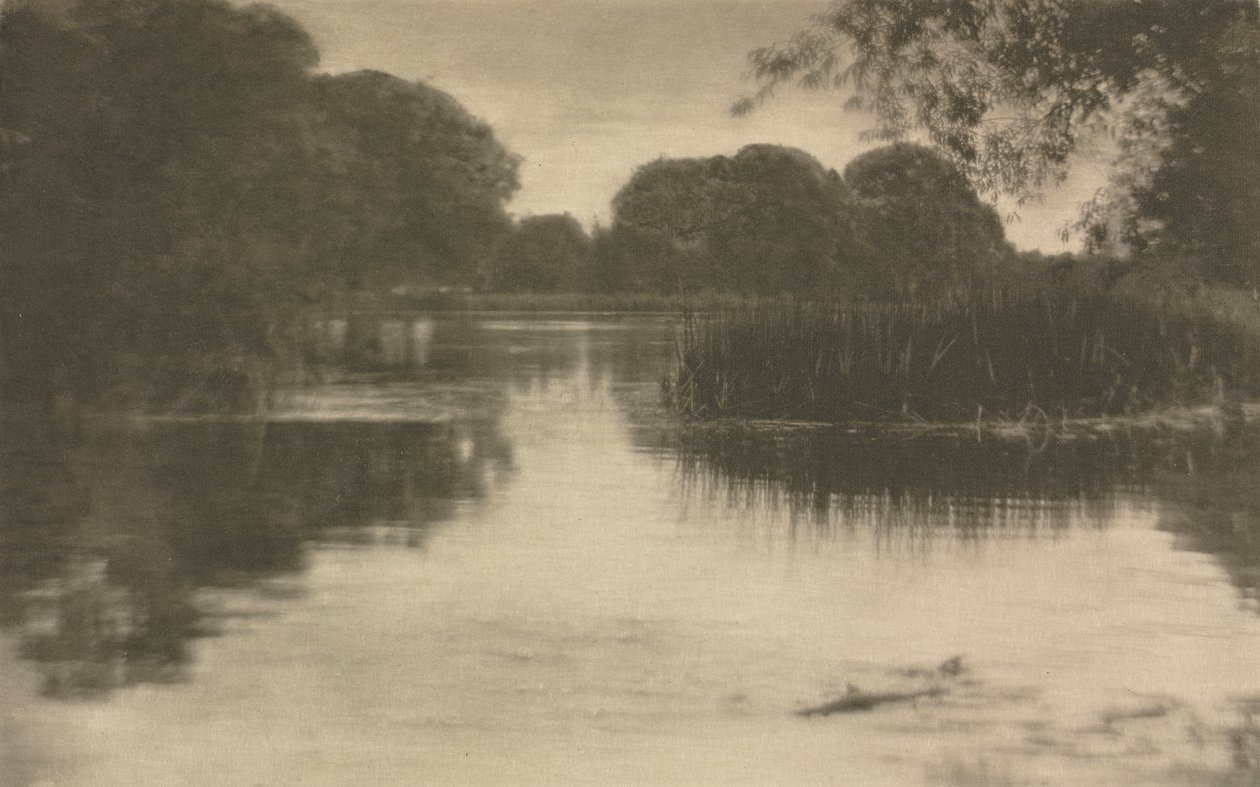 Trabalho de câmera: Bolney Backwater, 1910. de J. Craig Annan
