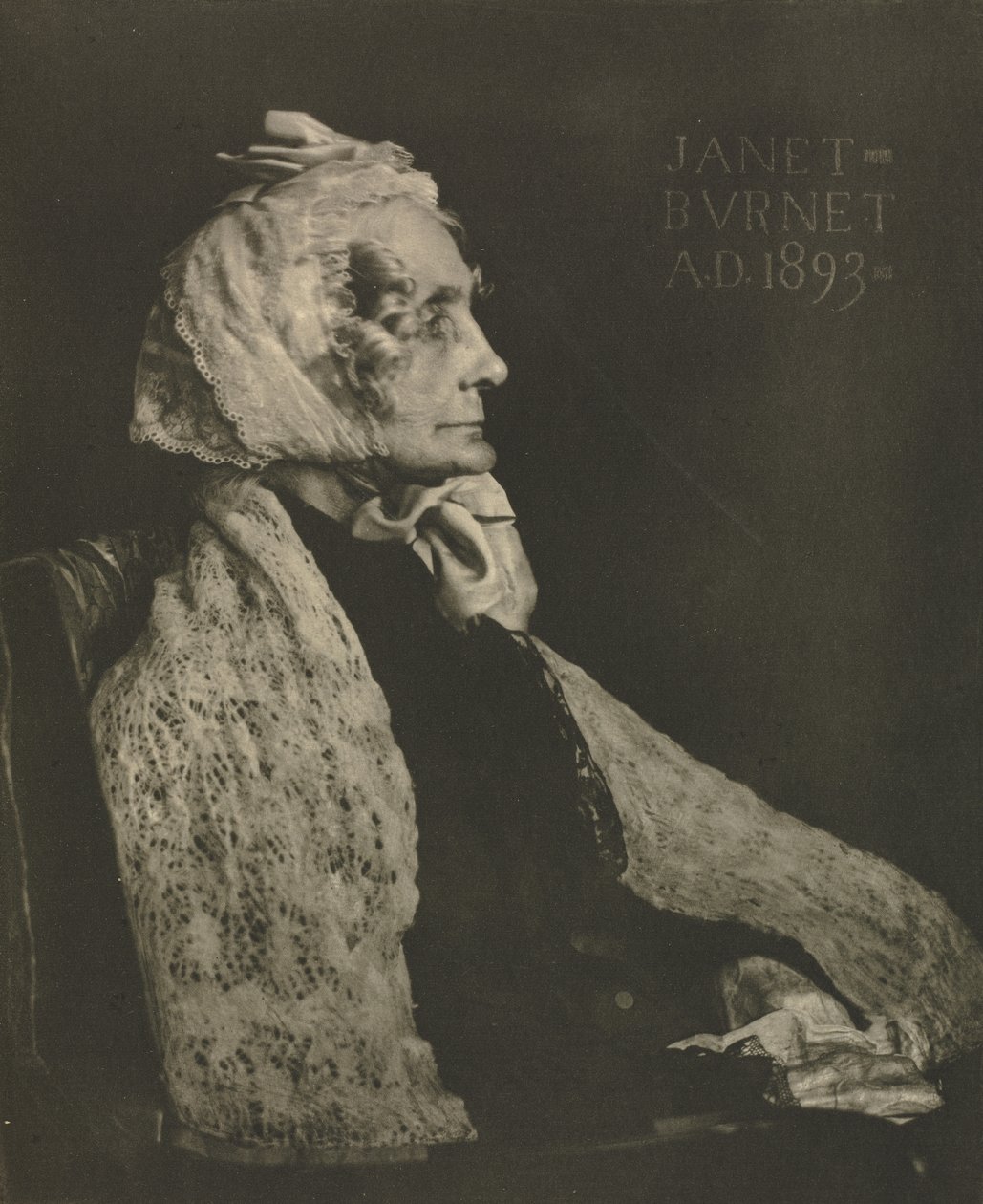 Trabalho de câmera: Janet Burnet de J. Craig Annan