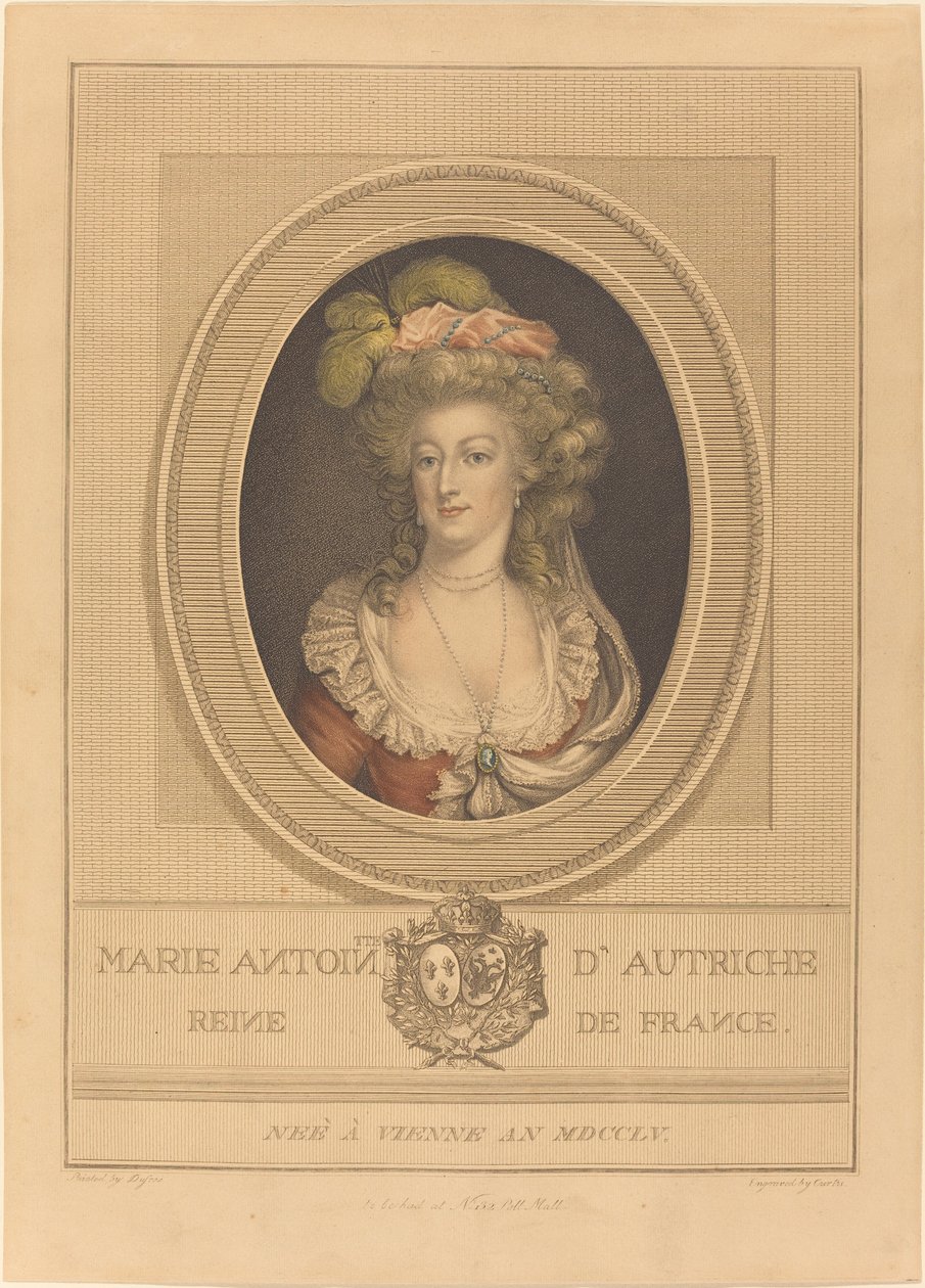 Maria Antonieta de J. Curtis after Joseph Boze