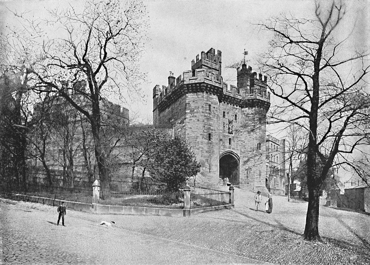 Castelo de Lancaster: John of Gaunts Tower, c1896 de J. Davis