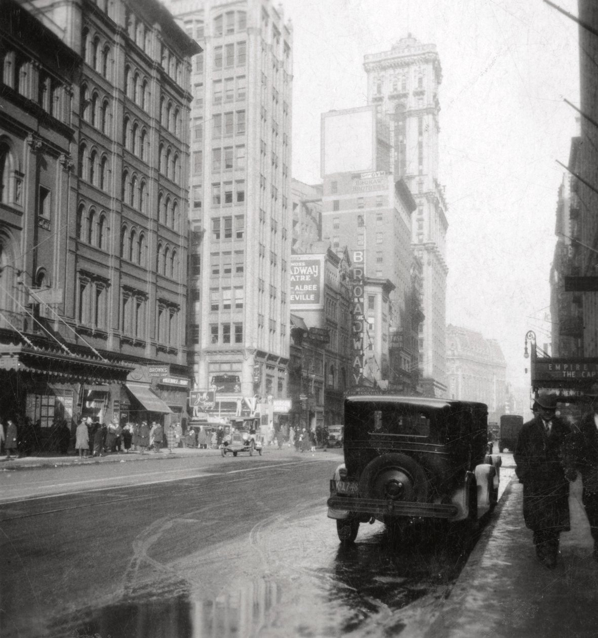 Broadway e Times Building, Nova York, EUA, século XX de J. Dearden Holmes