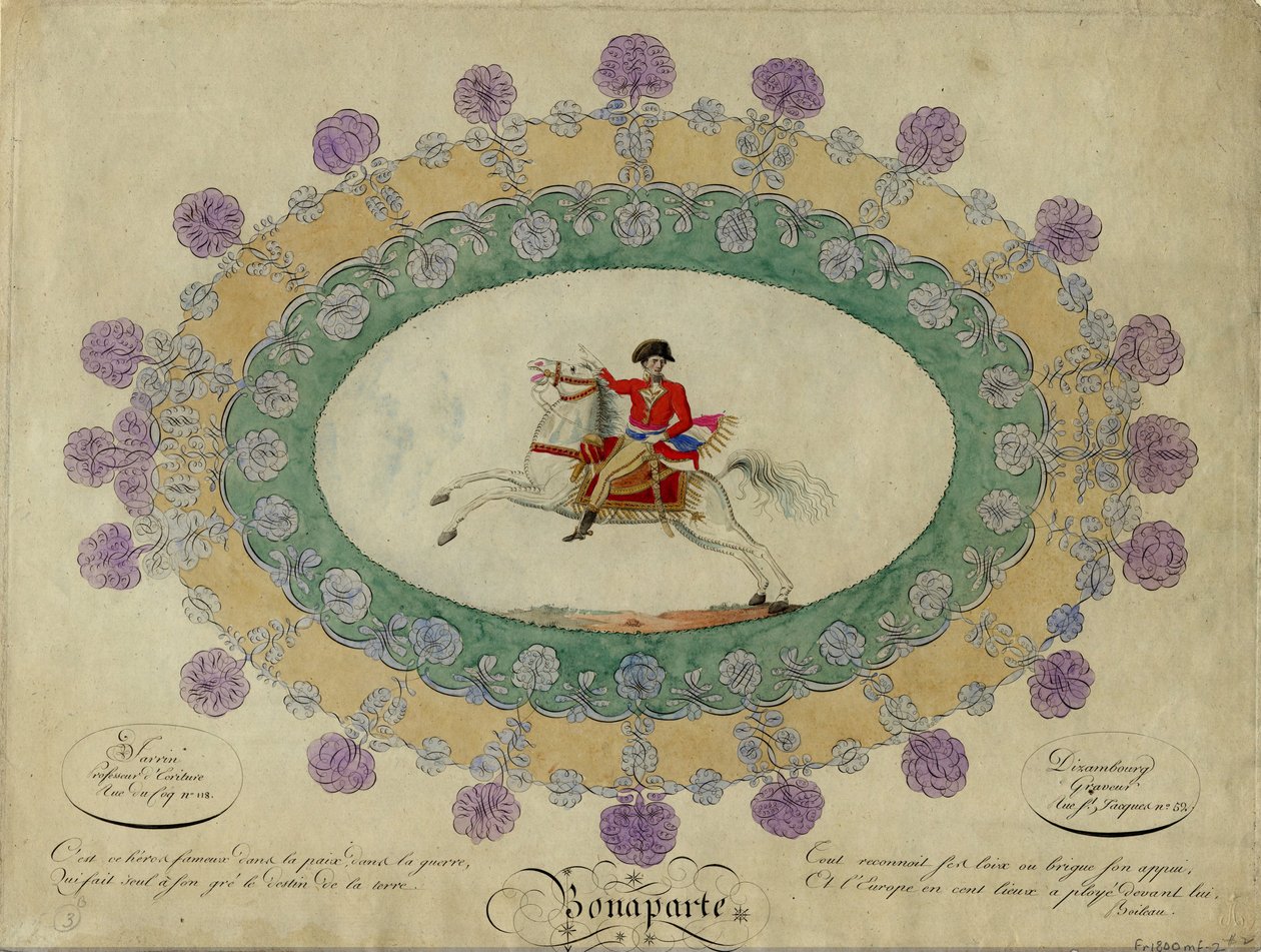 Napoleão Bonaparte, c. 1800 de J. Dizambourg