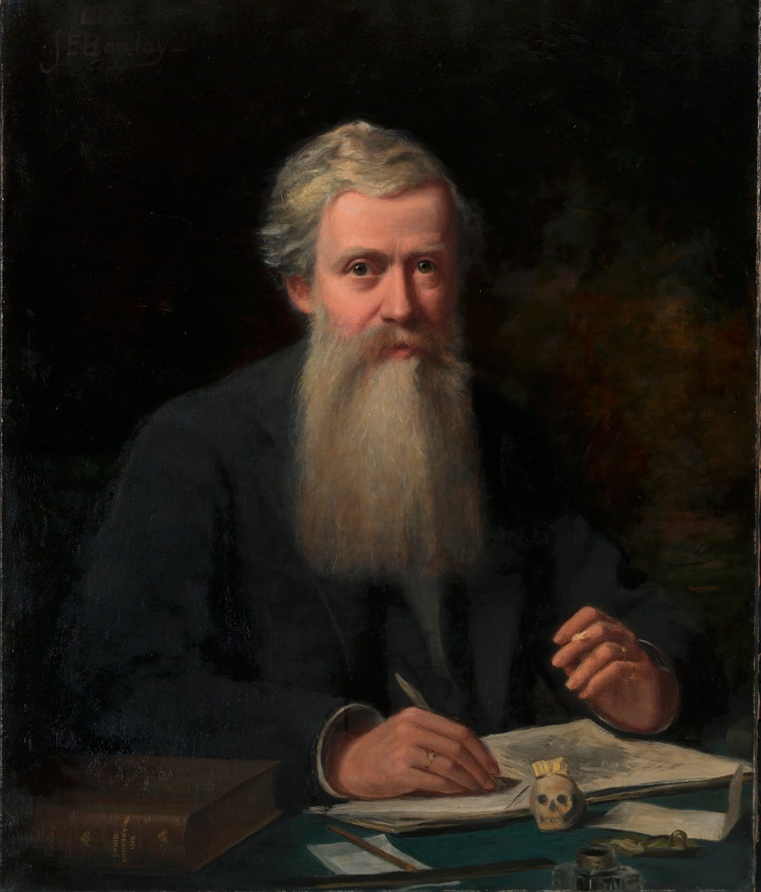 Retrato de Elliot Coues, 1898. de J. Edward Barclay