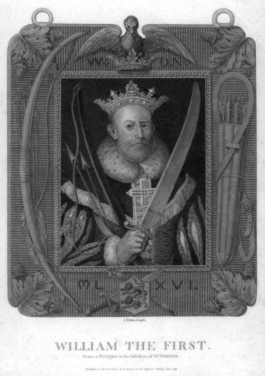 Guilherme I, rei da Inglaterra, 1793. de J. Fittler