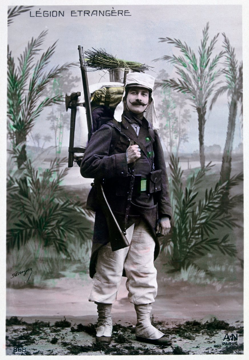 Legionário francês, c1900. de J. Geiser
