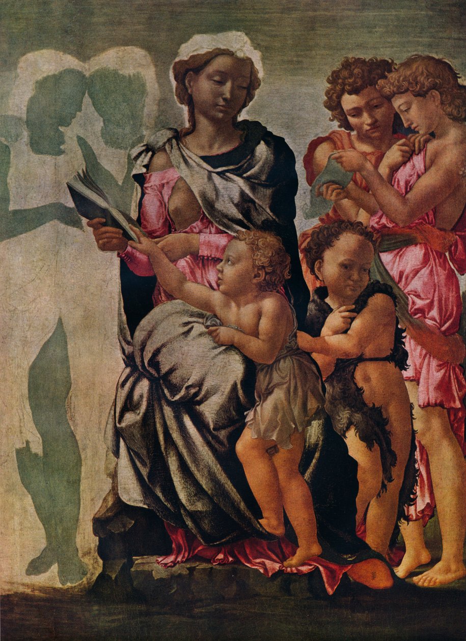 A Madona e o Menino com São João e Anjos, c1497, 1938 de J Greig Pirie
