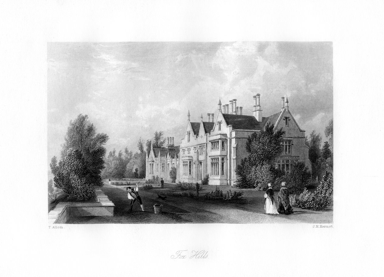 Fox Hills, Surrey, c1840s. de J. H. Kernot