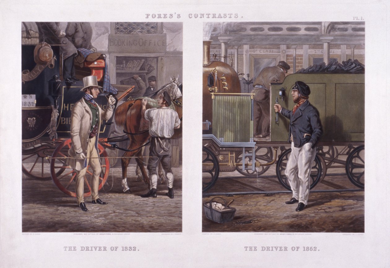 "O Condutor de 1832" e "O Condutor de 1852". de J Harris