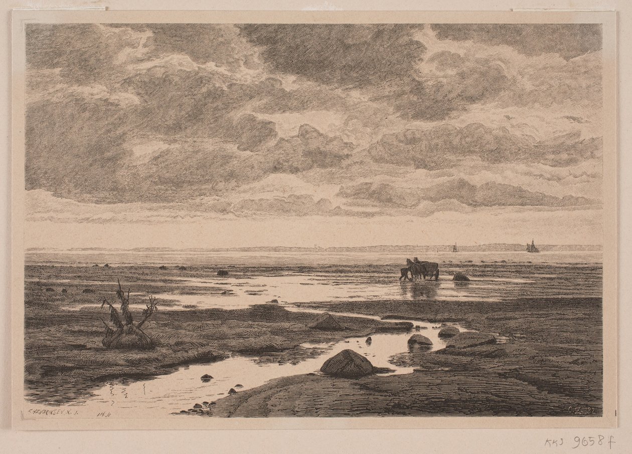 A saída do rio na praia de J. Hildebrand
