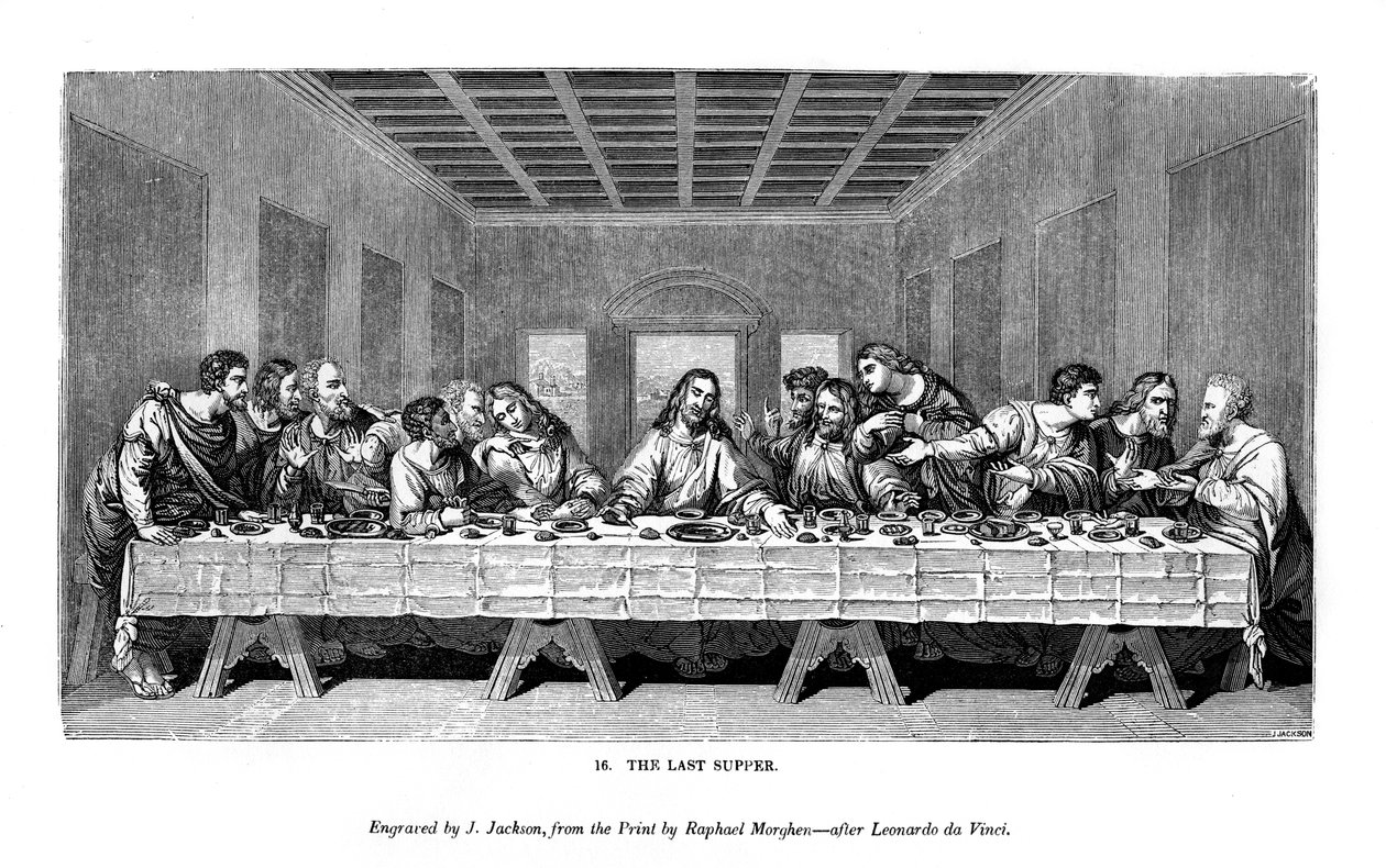 A Última Ceia, 1843 de J. Jackson