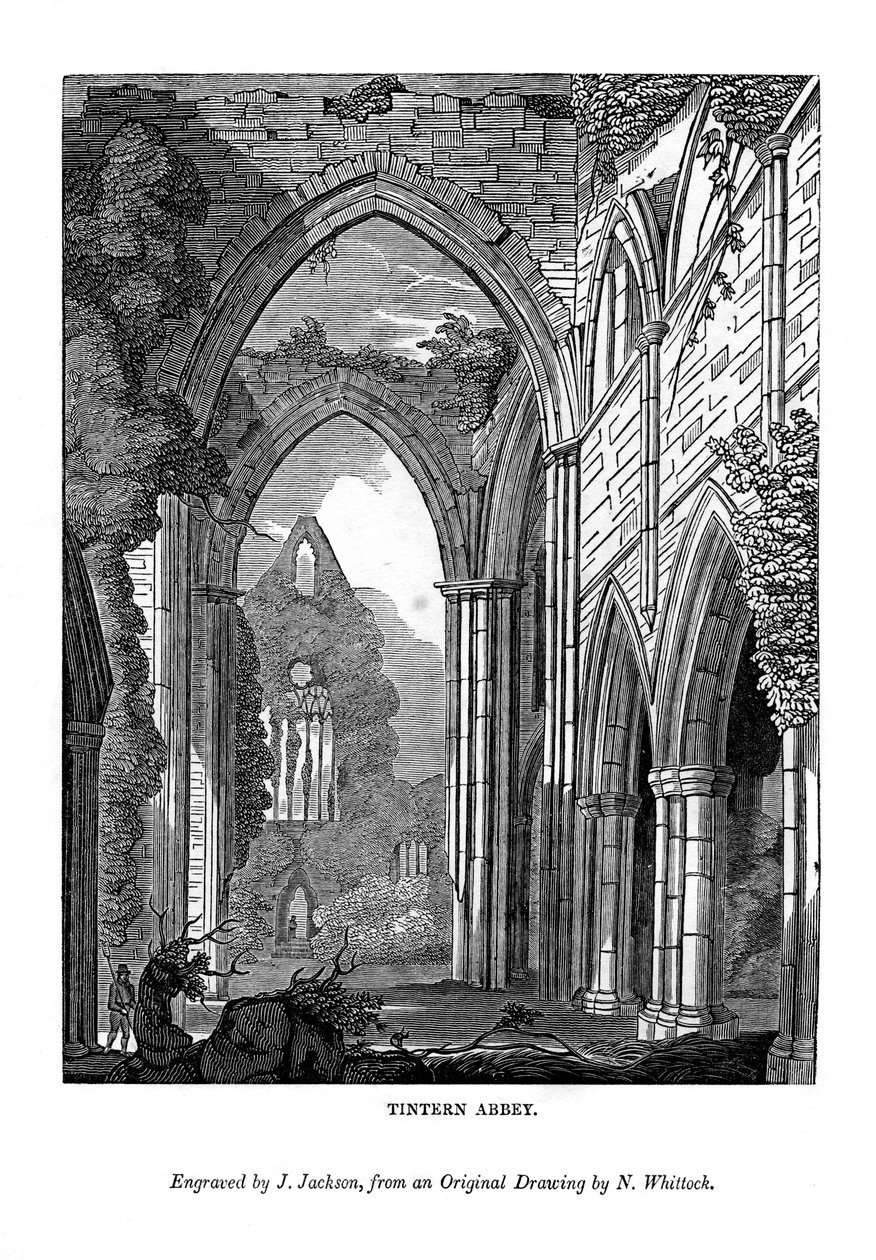 Abadia de Tintern, 1843 de J. Jackson