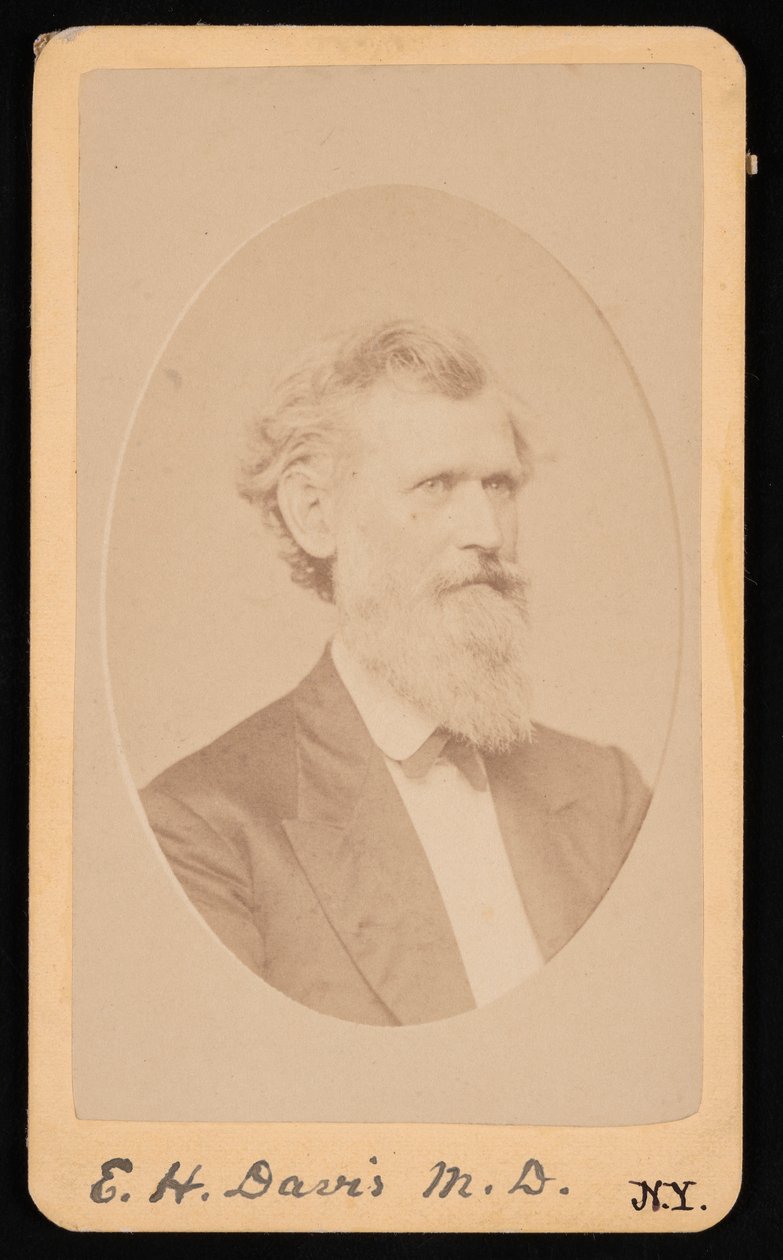 Retrato de Edwin Hamilton Davis 1811-1888, antes de 1888. de J Kraft