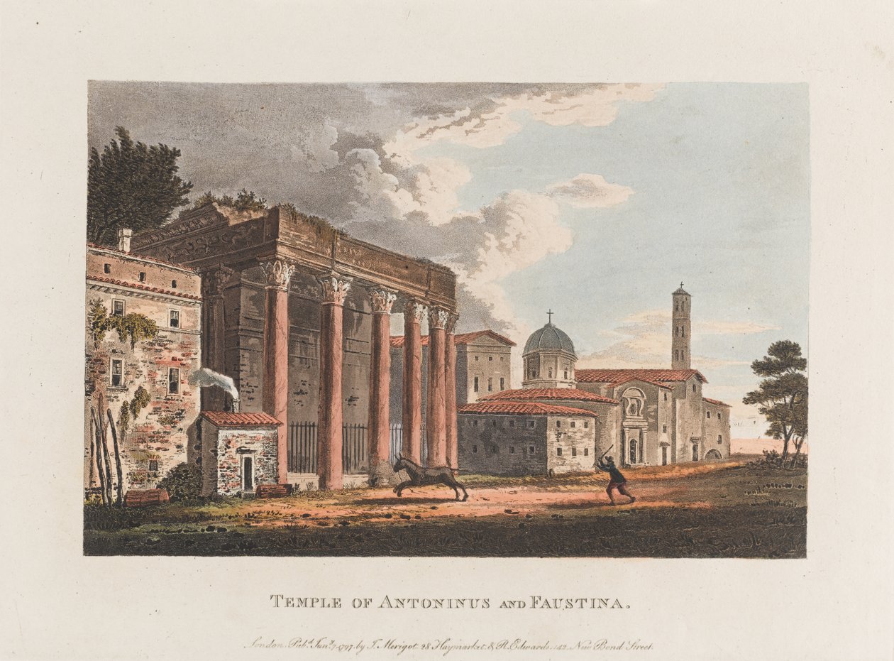 Templo de Antonino e Faustina de J. Merigot