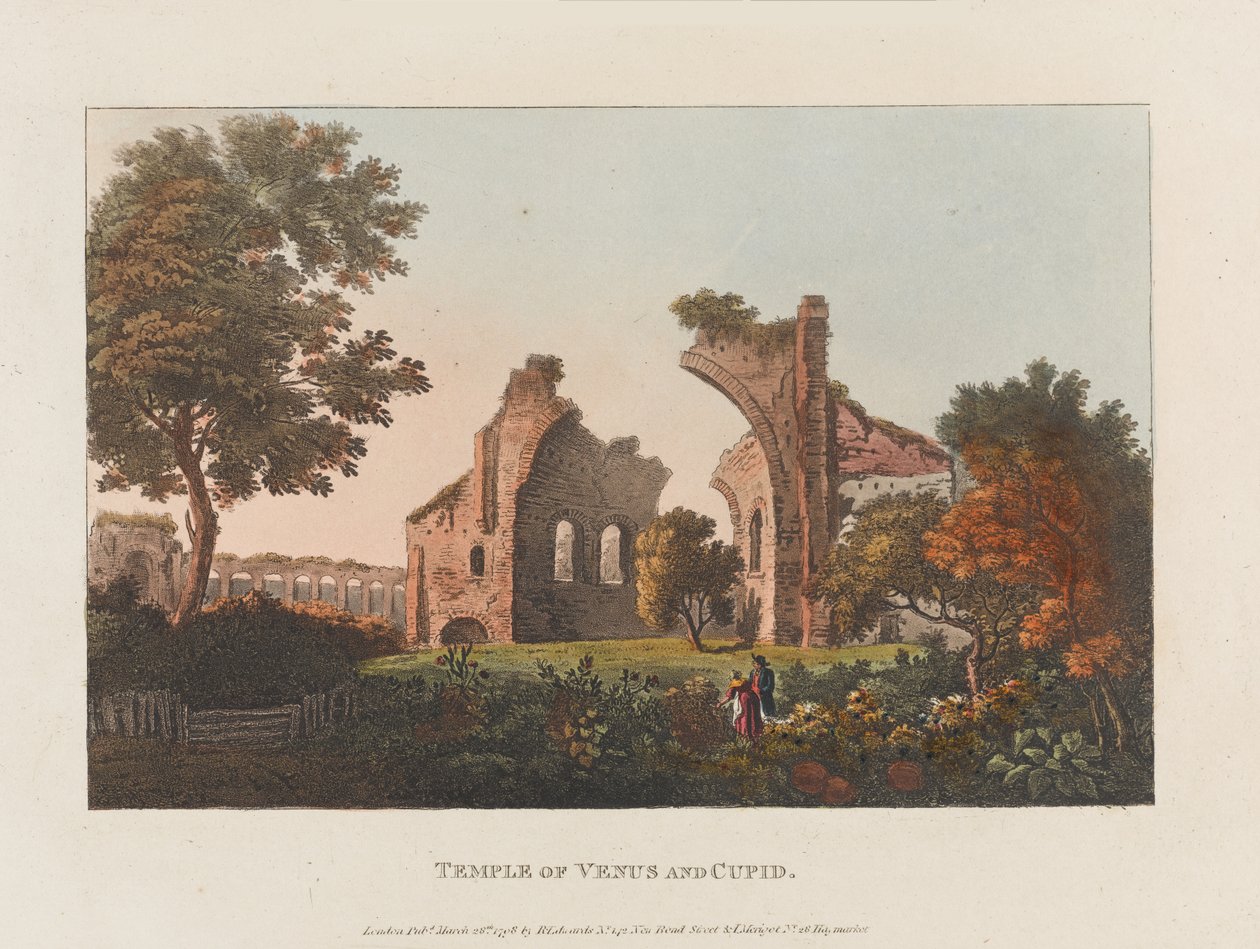 Templo de Vênus e Cupido de J. Merigot