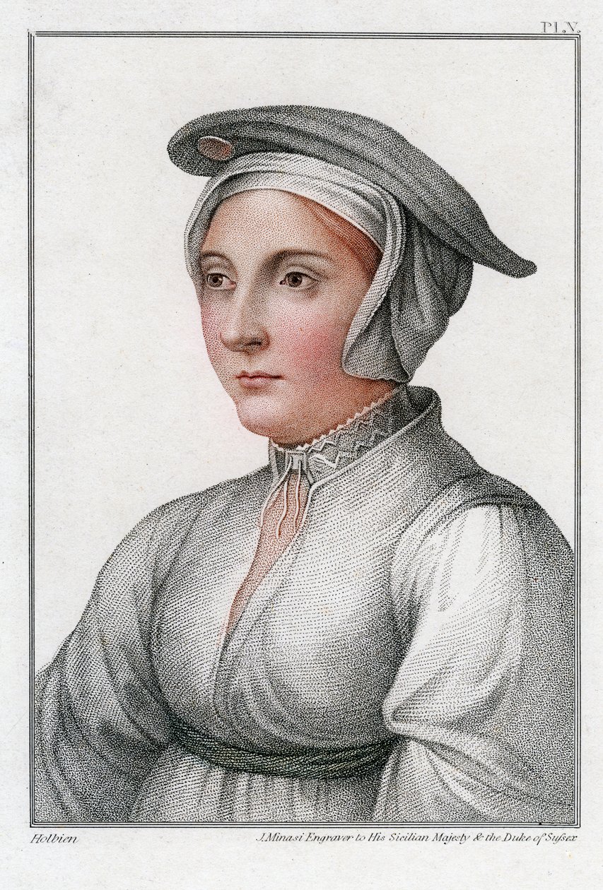 Retrato de uma mulher, século XVI. de J Minasi