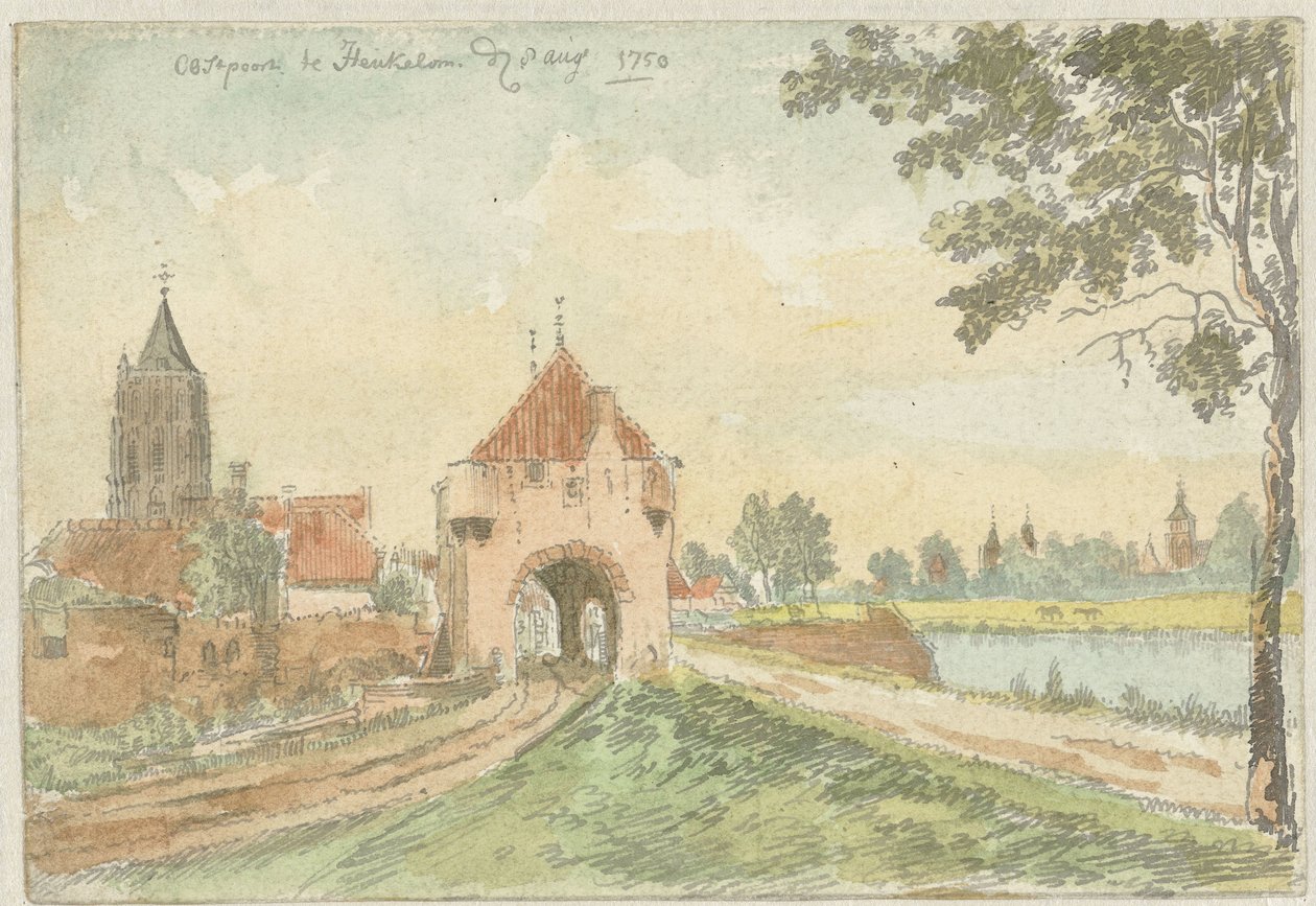 O Oostpoort em Heukelom de J. Molijn