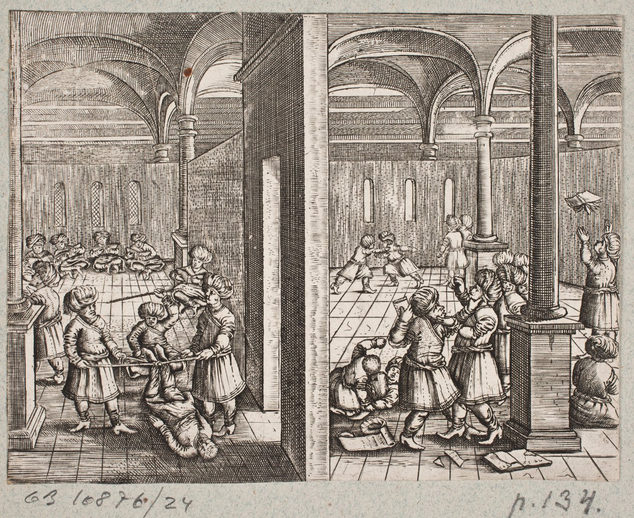 Ilustração de Adam Olearius, “Persian Rosenthal por um engenhoso poeta Schich Saadi […]”, Schleswig 1660 de J. Muller