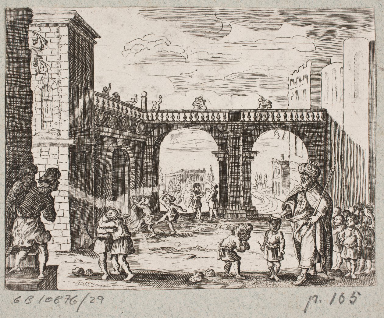 Ilustração de Adam Olearius, “Persian Rosenthal por um poeta engenhoso Schich Saadi […]”, Schleswig 1660 de J. Muller