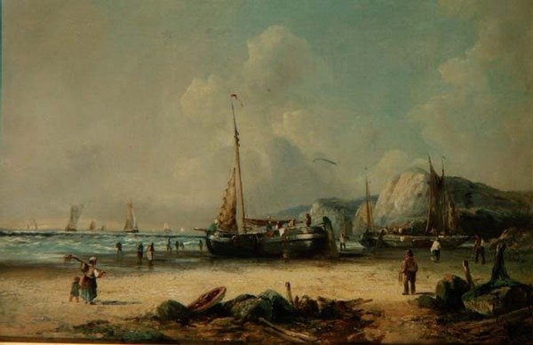 Barcos de Pesca na Costa de J. Mundell